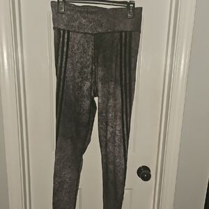 Adidas Aeroready Black and Gray Leggings